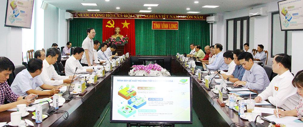 Chủ tịch UBND tỉnh Trần Trí Quang làm việc với đoàn công tác của Hiệp hội Chuyển đổi xanh Việt Nam